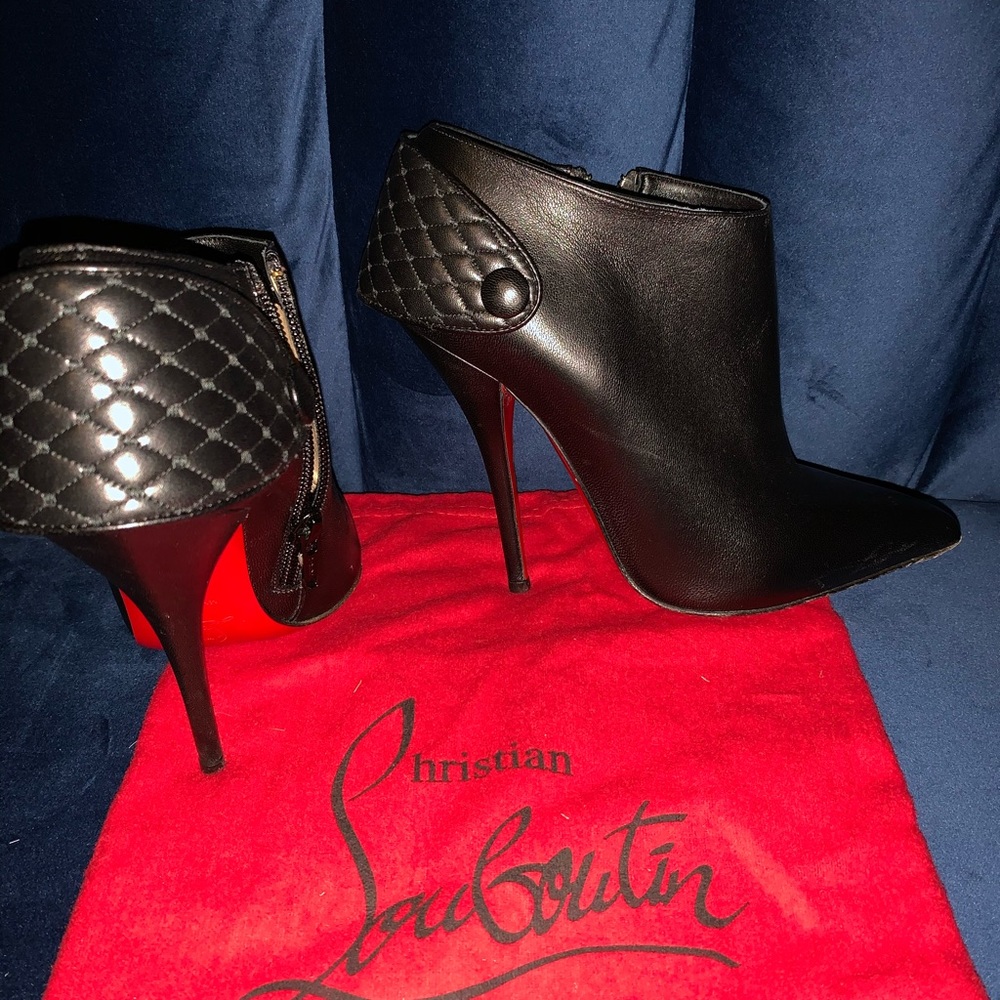 CHRISTIAN LOUBOUTIN HUGUETTE 120mm booties